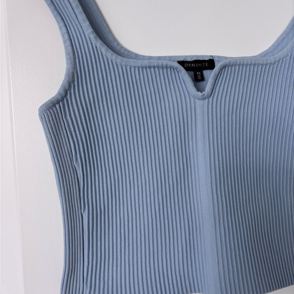SOLD - Dynamite Ribbed Top - Picture 2 of 4